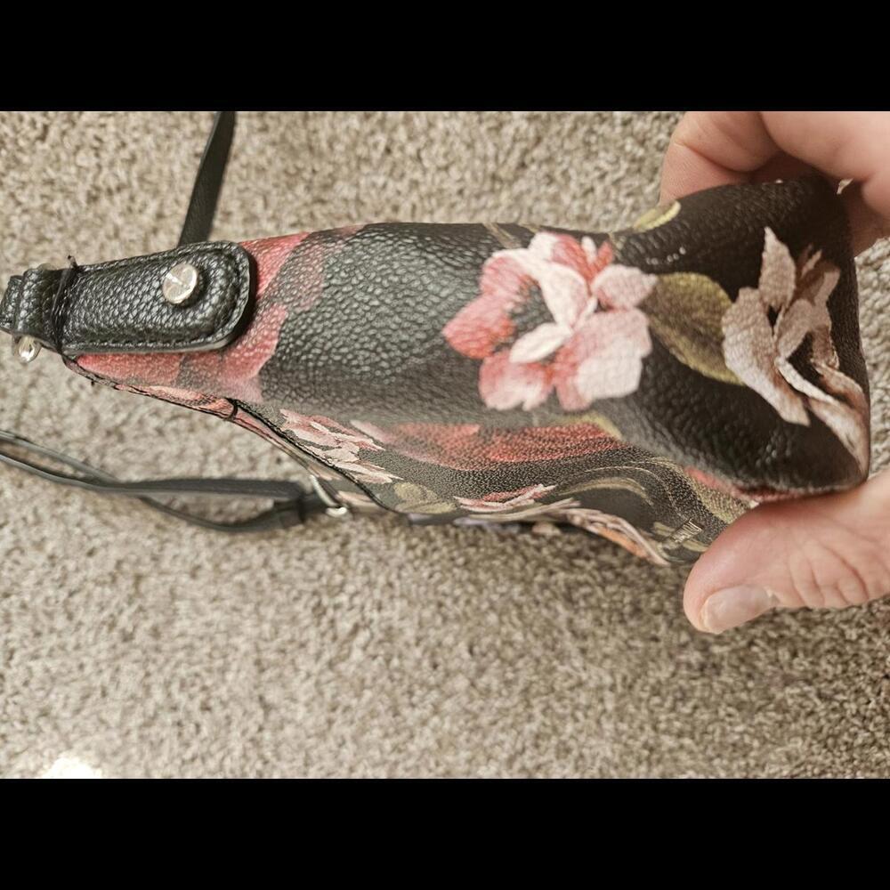 Dana Buchman Floral Crossbody Bag - Picture 8 of 9